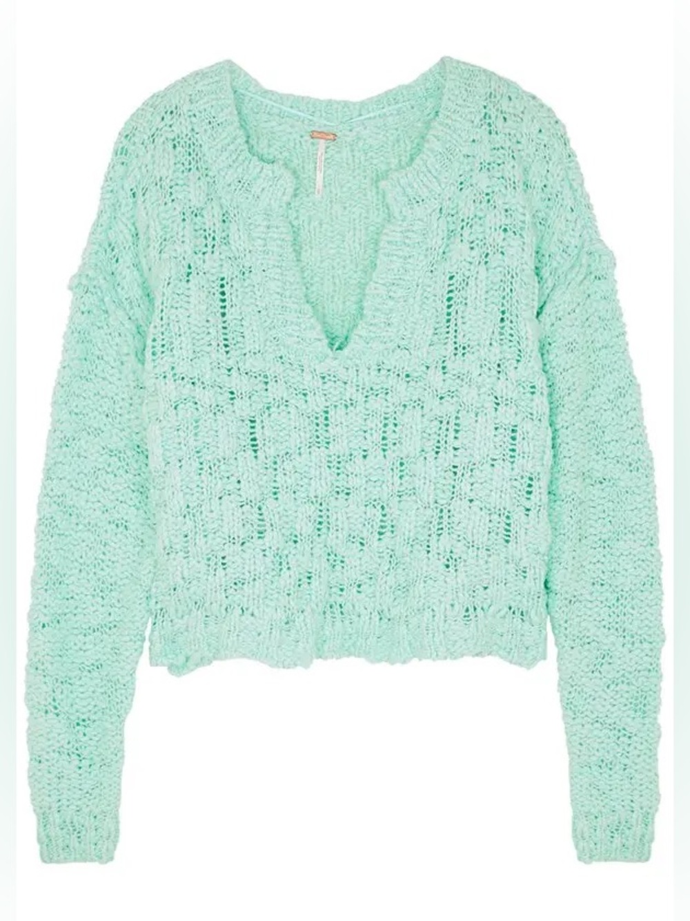 Free People Josephine Pullover Sweater in Frozen Melon - Picture 2 of 13